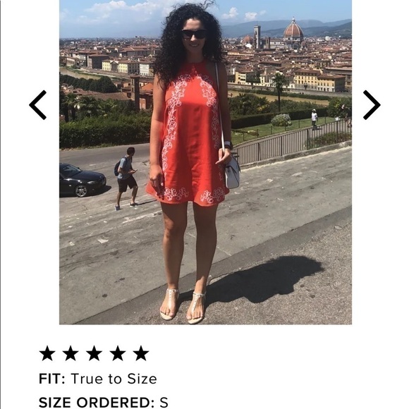 Lulu’s Floral Embroidered Black White Halter Neck Mini Formal Cute Party Dress - Picture 8 of 10